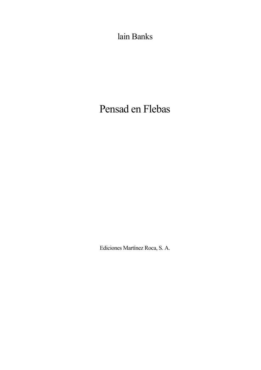 Portada de Pensad en Flebas